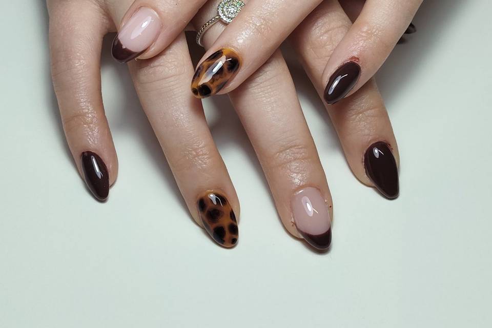 Nail art tortoise