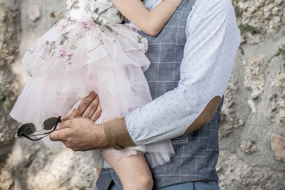 Le papa et sa fille