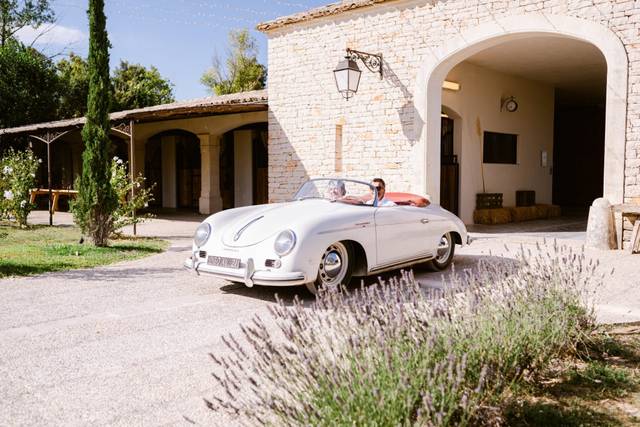 Wedding car in provence