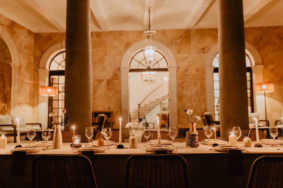 Dîner aux chandelles