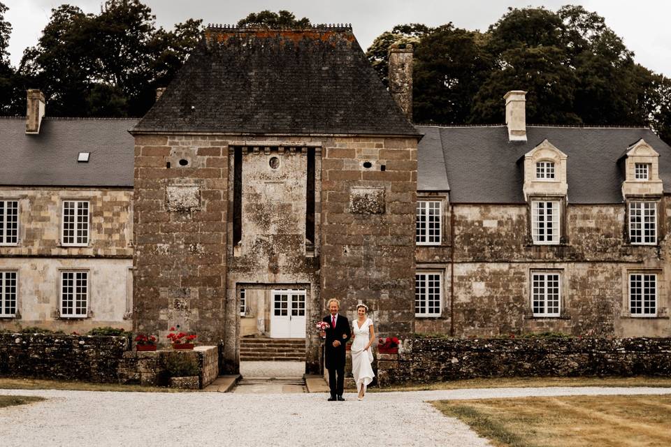 Devant le château