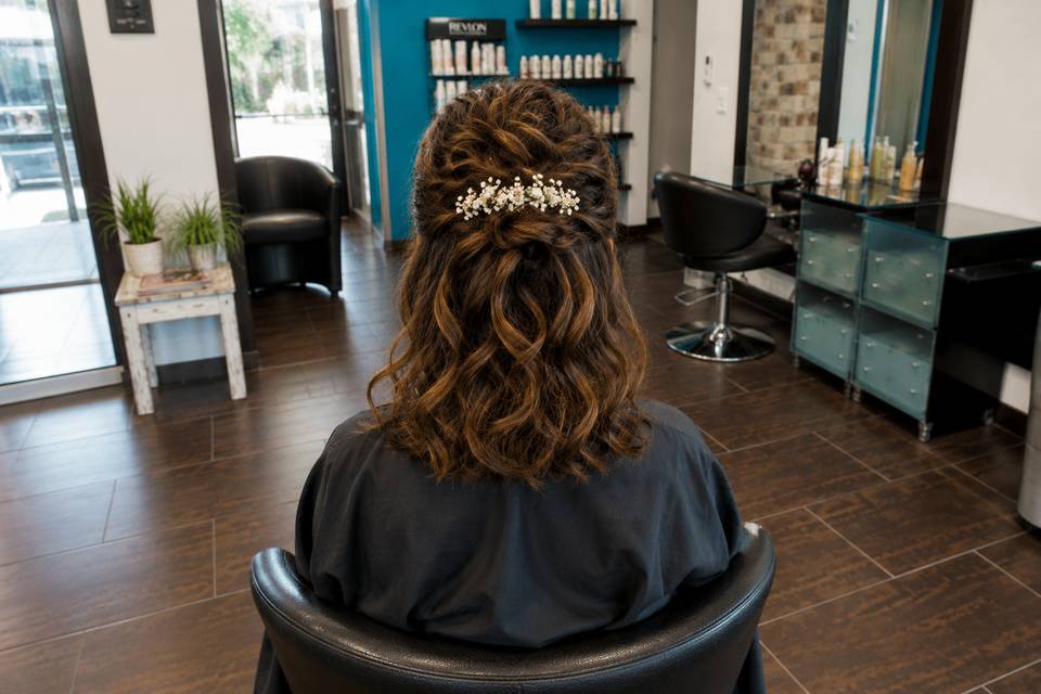 Chignon demi - attache