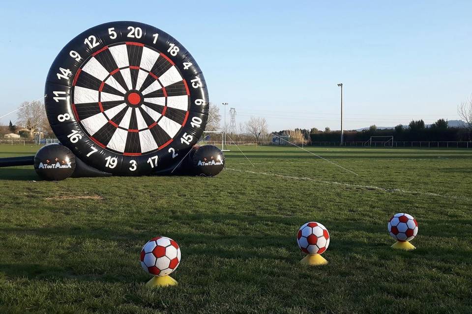 Cible géante foot