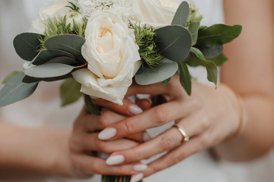 Détail de la mariée