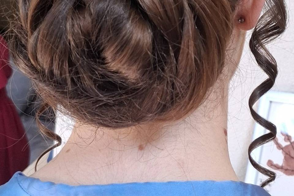 Chignon structuré