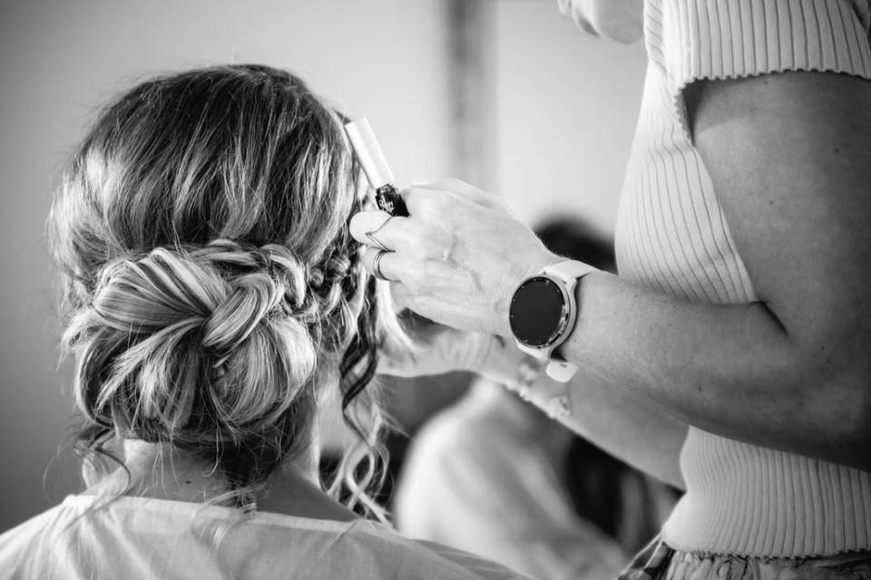 Chignon bohème