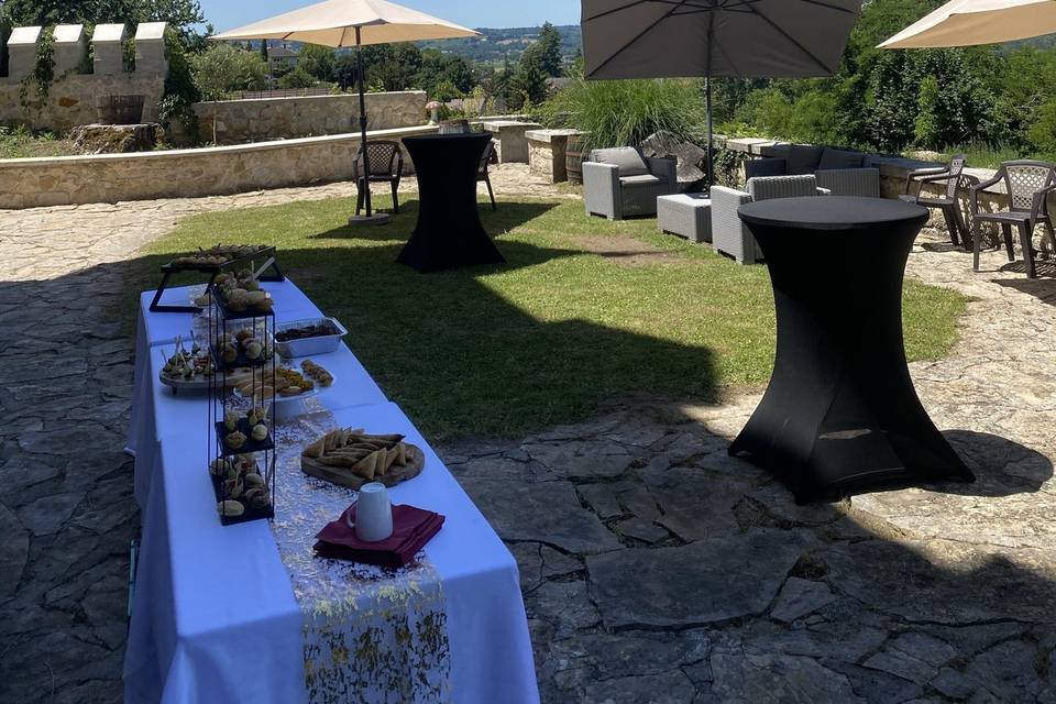 Terrasse du château