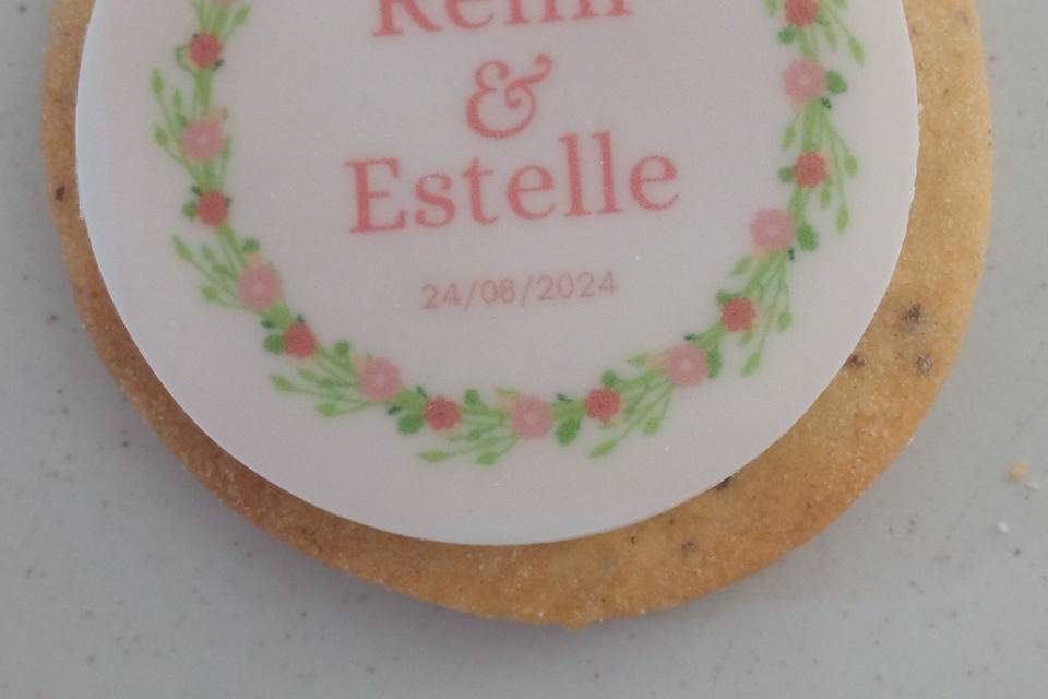 Exemple biscuit personnalisé