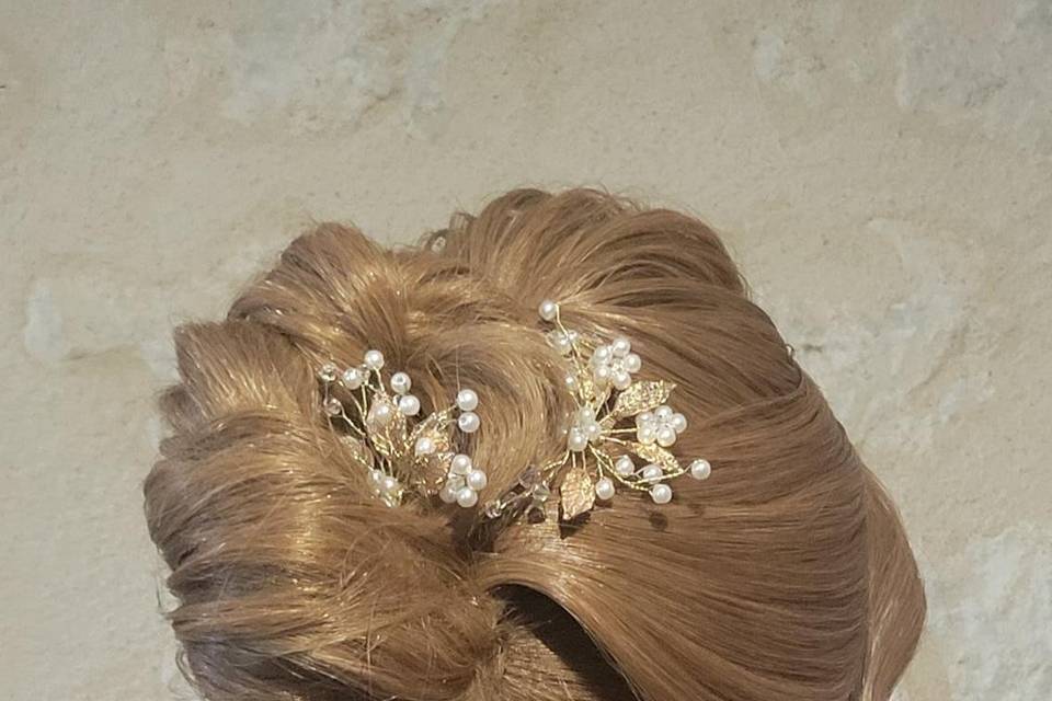 Chignon banane revisité
