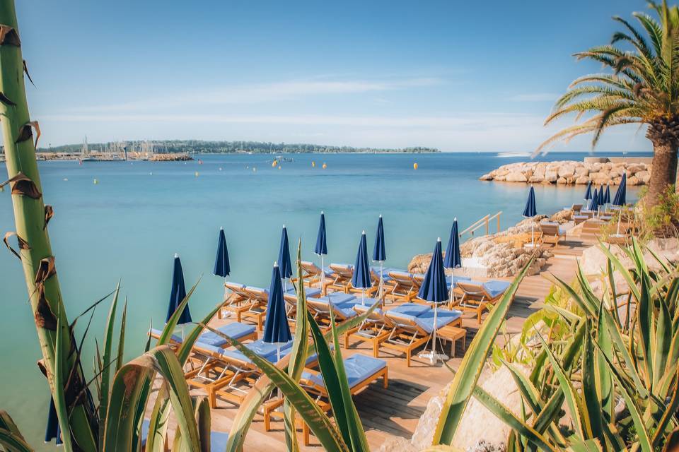 Tables Ecrin Plage Cannes