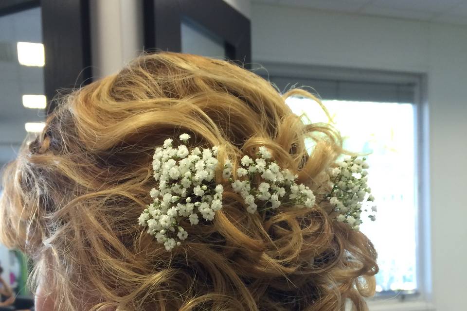 Coiffure mariée bohème