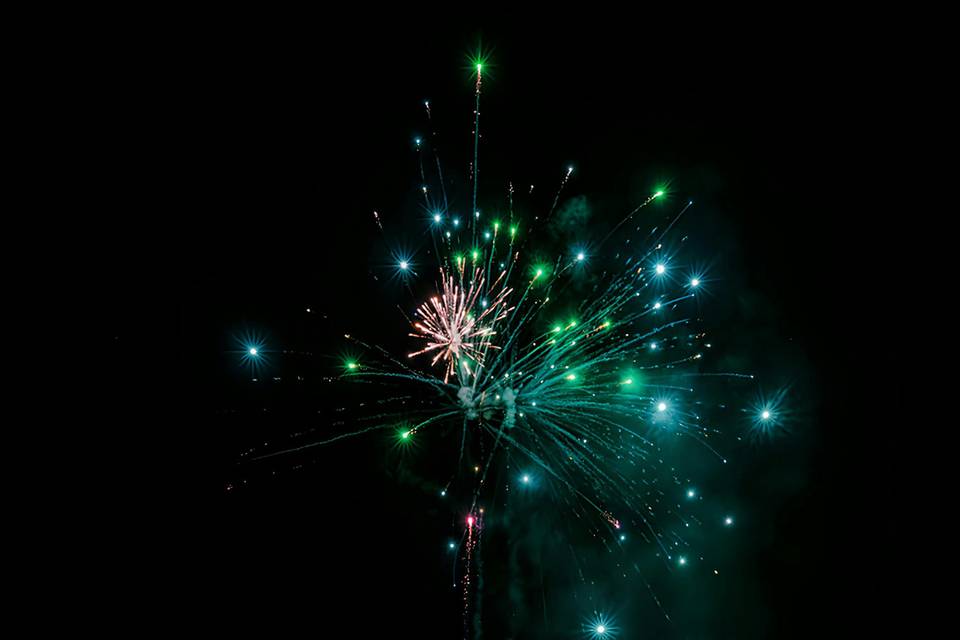 Feu d'artifice unique