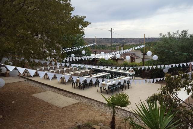 Terrasse pour réception privée