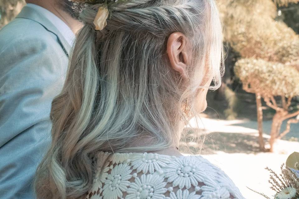 Détails coiffure