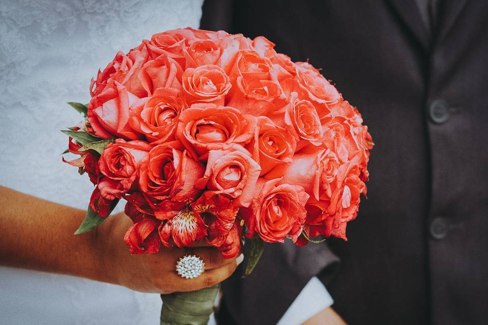 Un bouquet de mariée