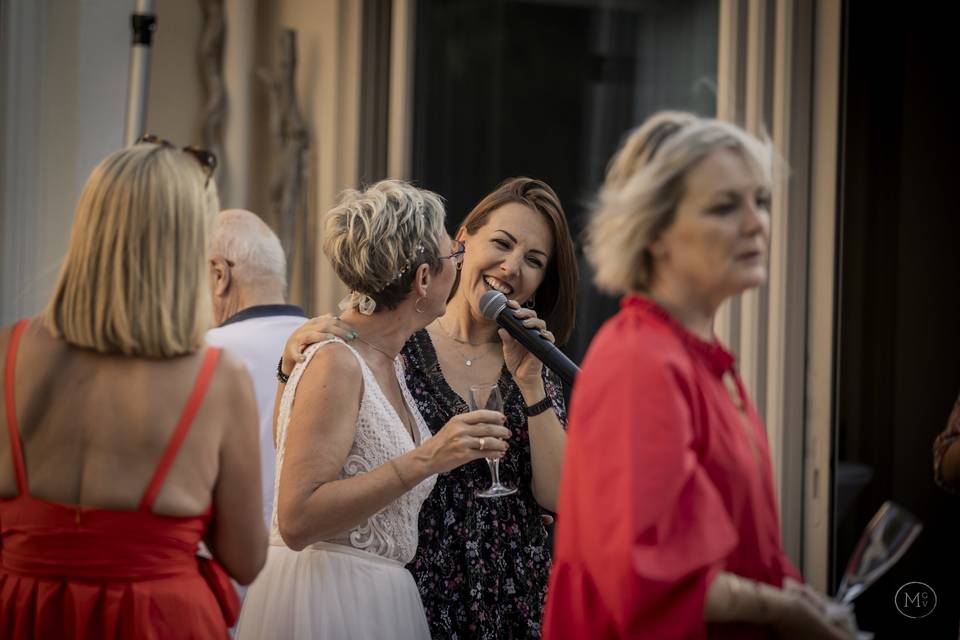 Chant avec la mariée