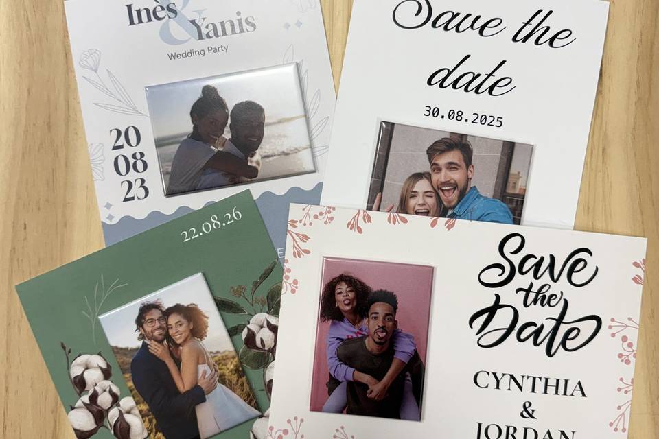 Exemples de nos Save the date