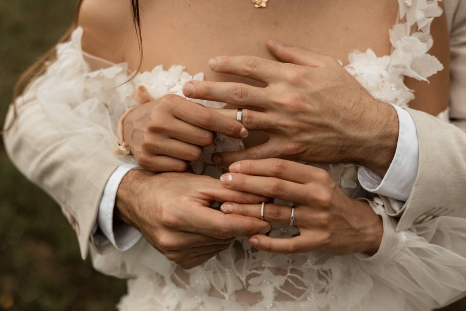 Mariage à la montagne en été