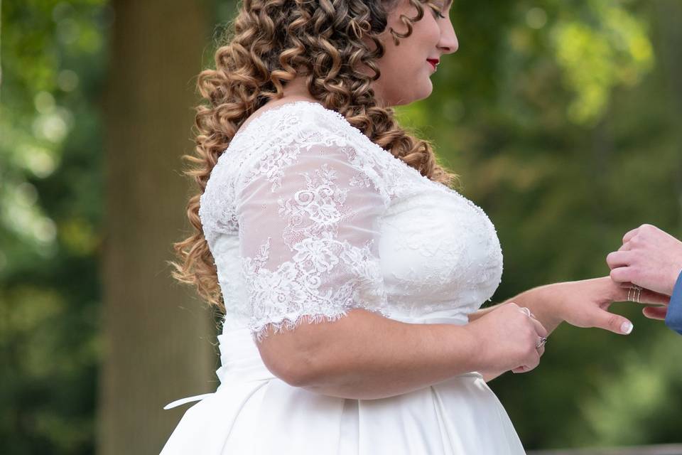 Maquillage et coiffure mairée