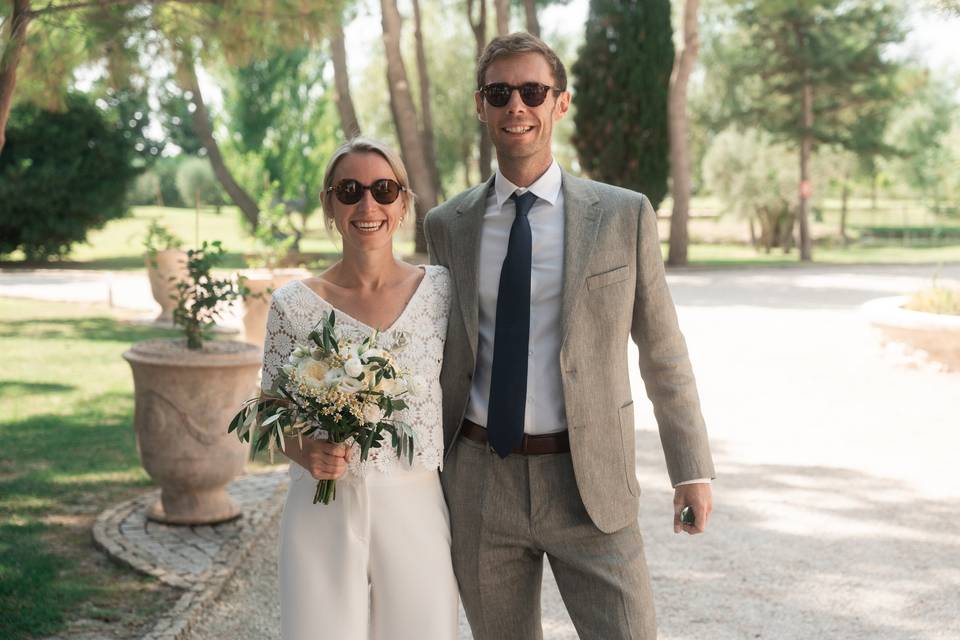 Félix Aubourg - Mariage