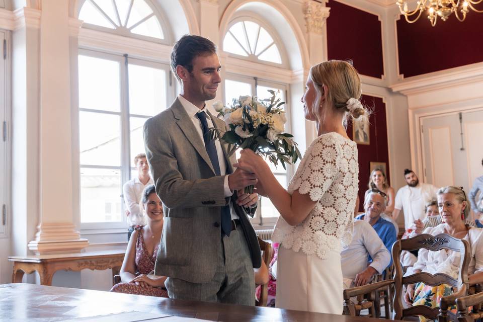 Félix Aubourg - Mariage