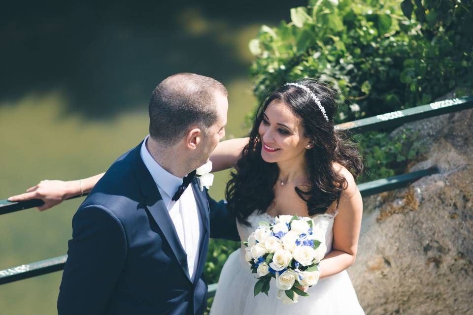 Maquillage sophistiqué mariée