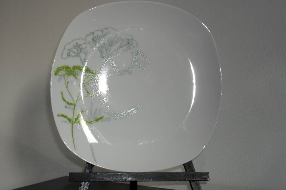 Assiette décor