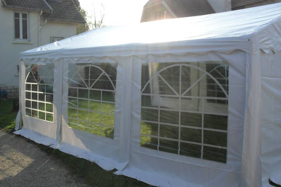 Chapiteau 5x6m vue gauche