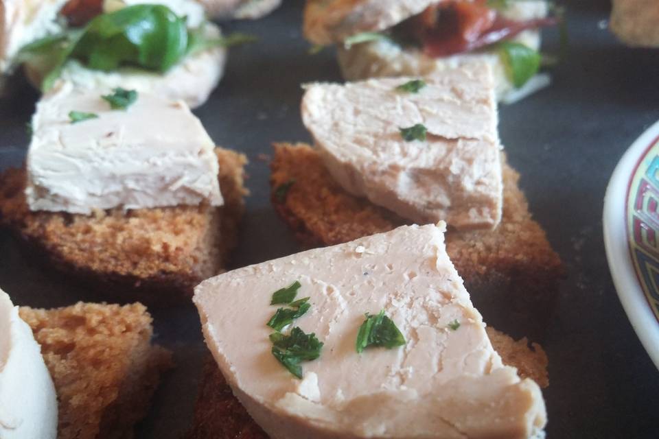 Foie gras sur pain d'epices