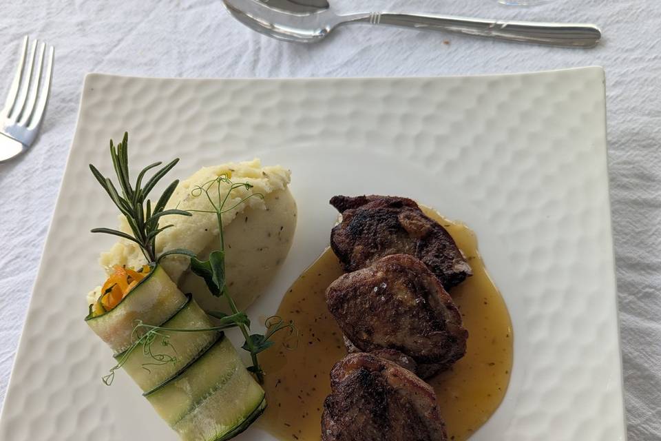 Filet de caille sauce miel