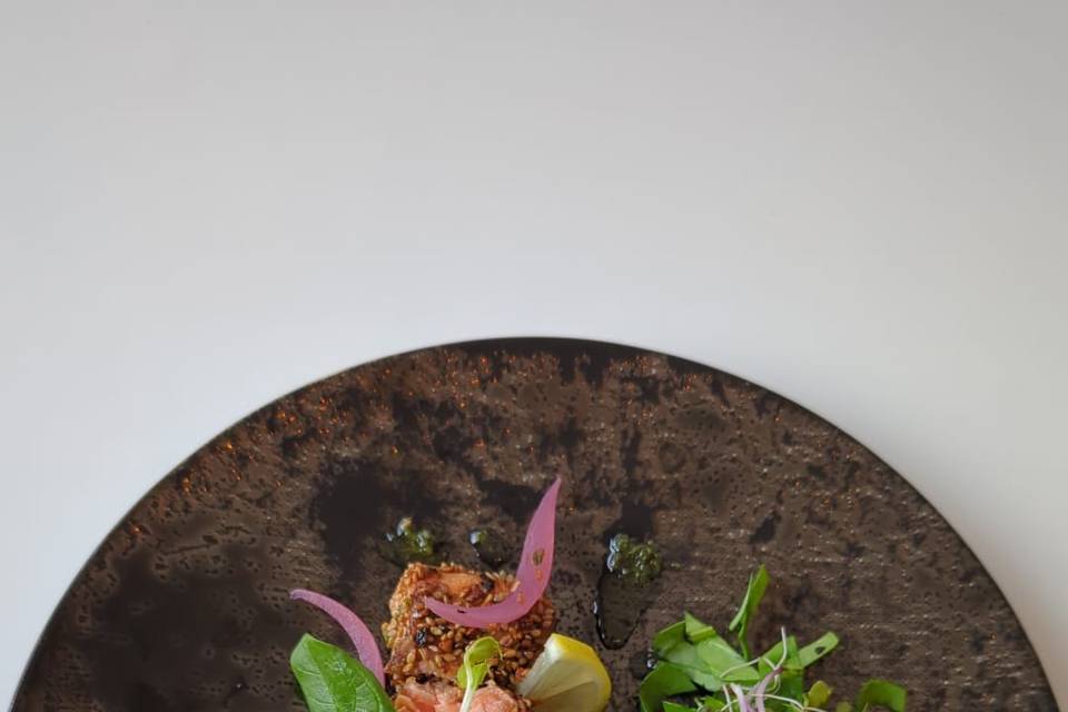 Tataki de saumon