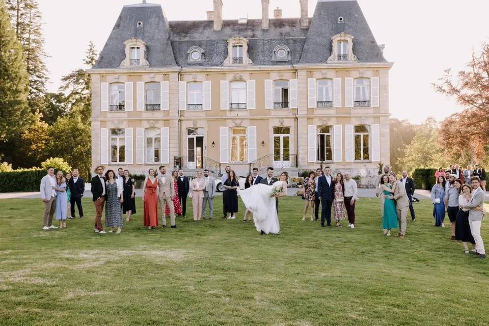 Devant le château