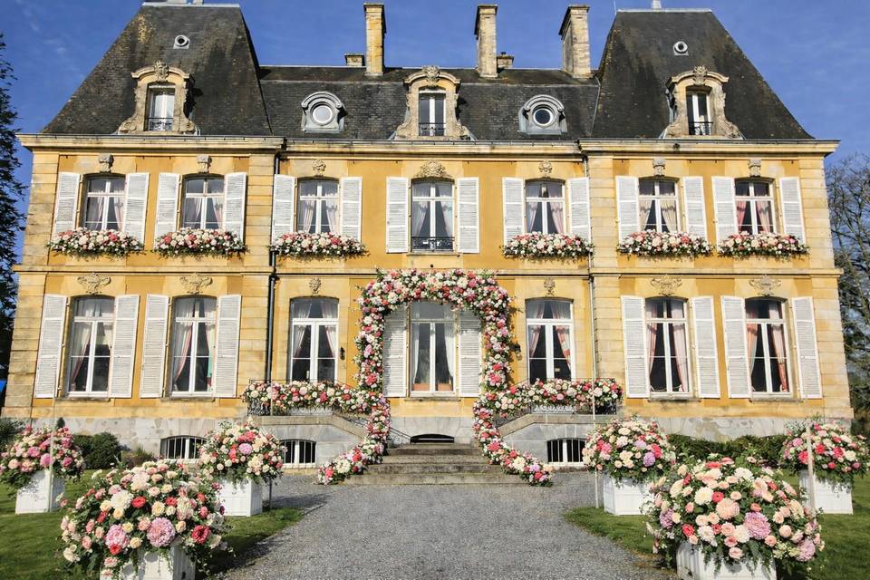 Château fleuri