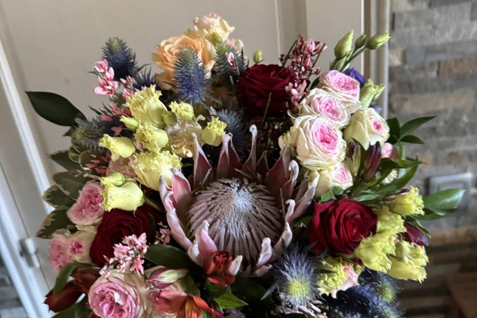 Idée bouquet table invité