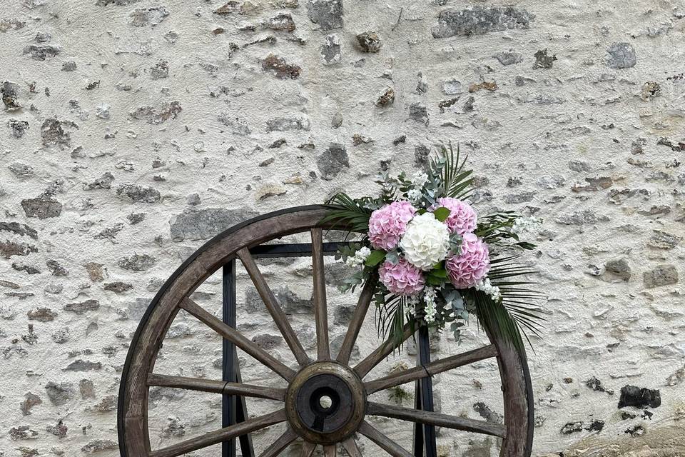 Roue fleurie