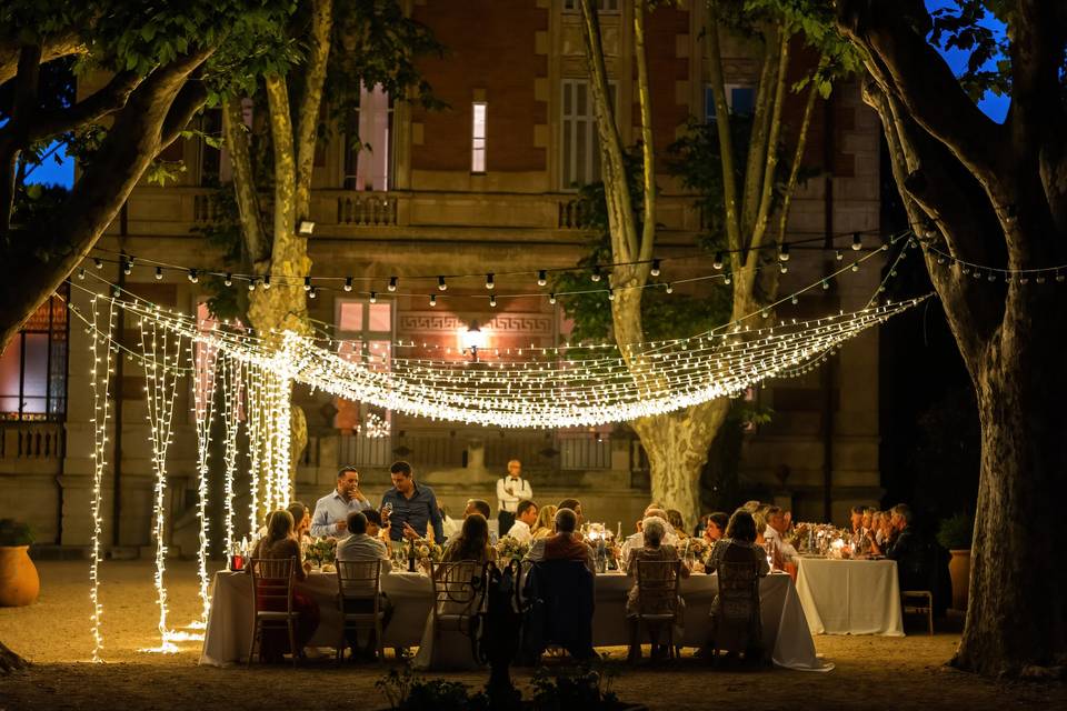 Diner dans le parc