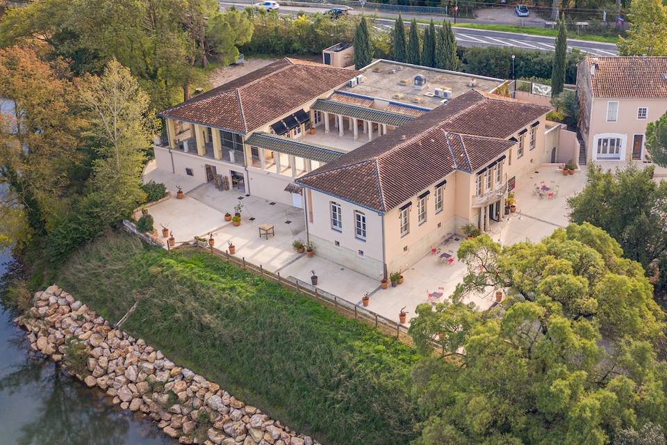 Maison des Vins - vue aérienne