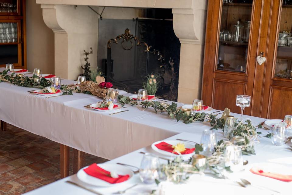 Table rustique champêtre