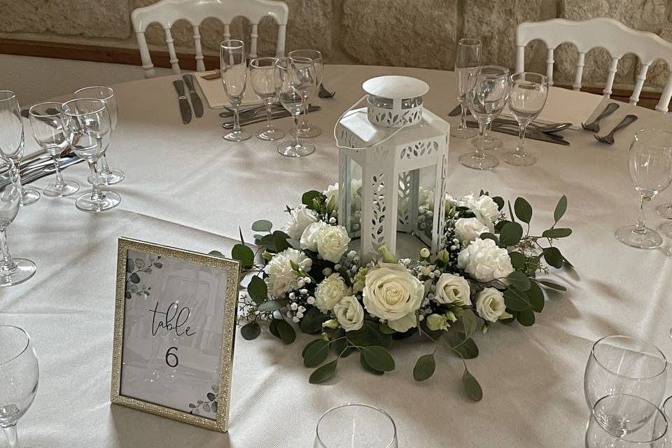 Centre de table lanterne