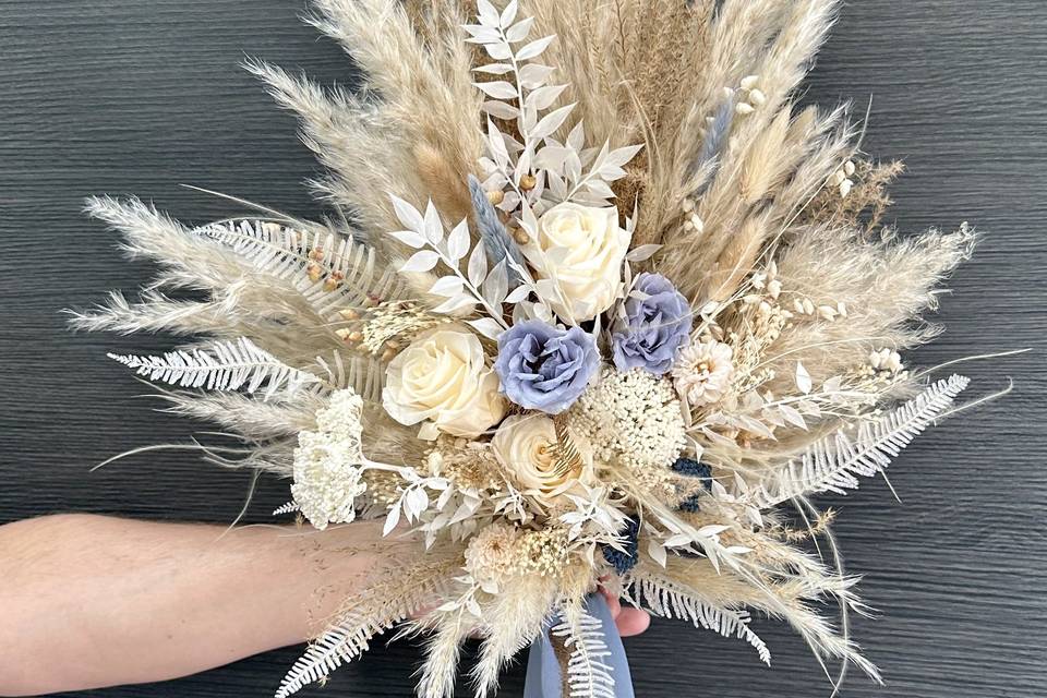 Bouquet de mariée stabilise