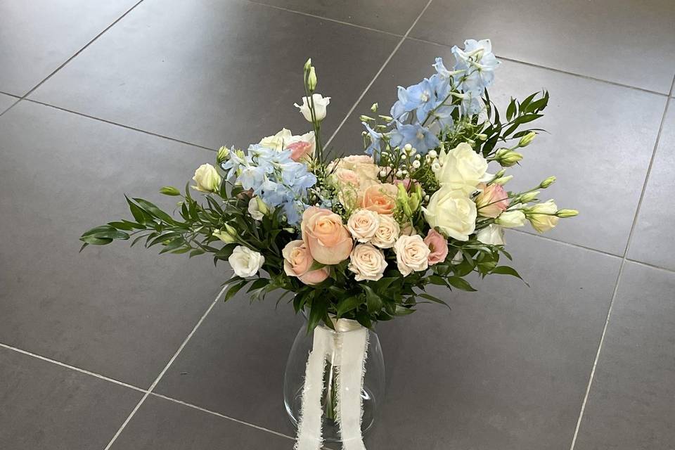 Bouquet de mariée et accessoir
