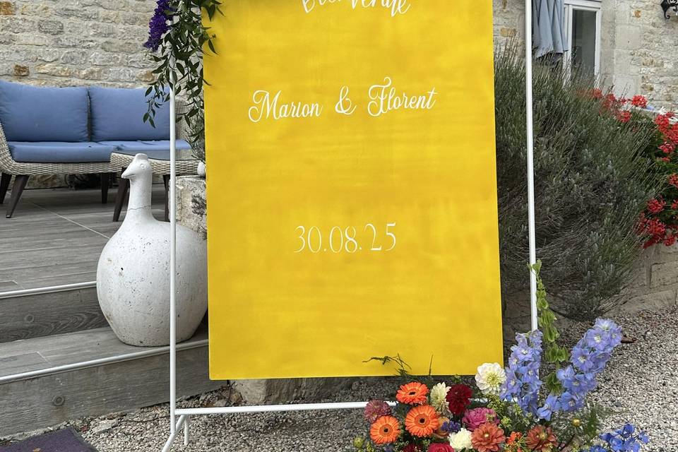 Panneau de Bienvenue