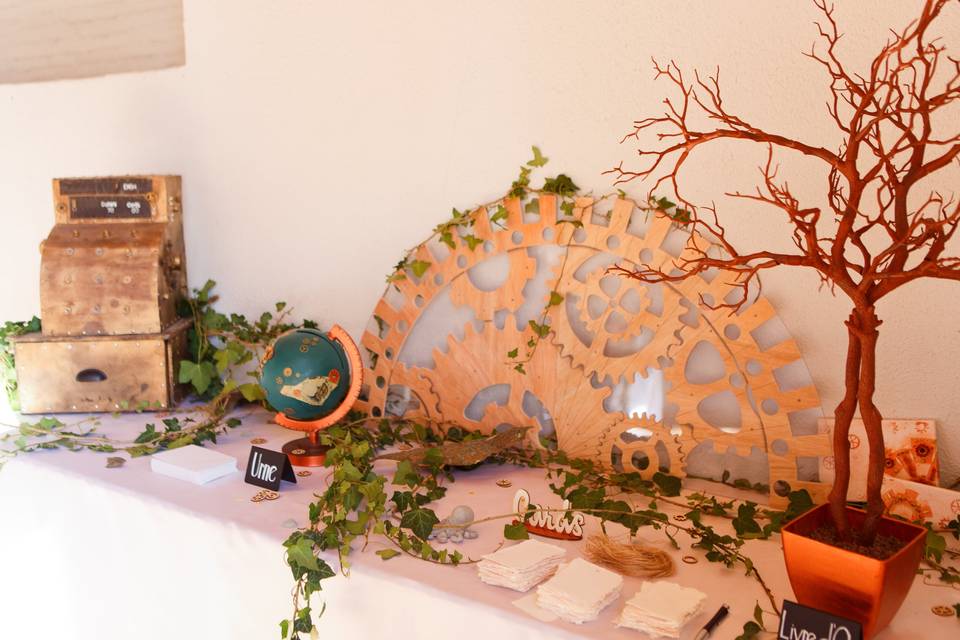 Table du livre d'or