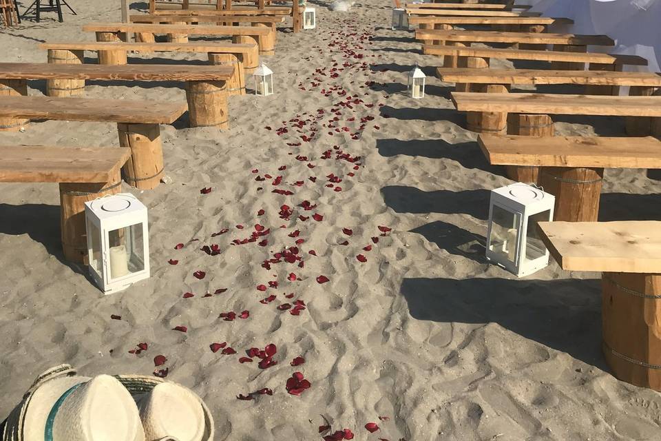 Ceremonie à la plage