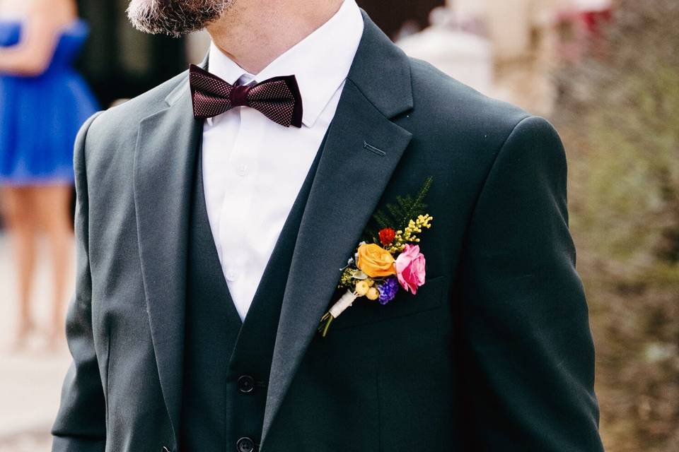 Boutonnière marié
