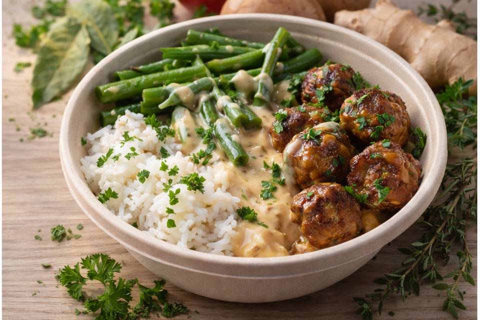 Boulette VG sauce soja crème