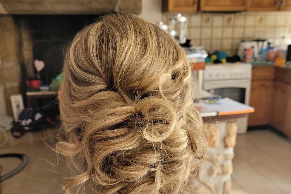 Essai coiffure de mariée