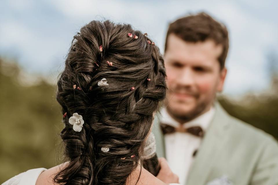 Coiffure et végétale