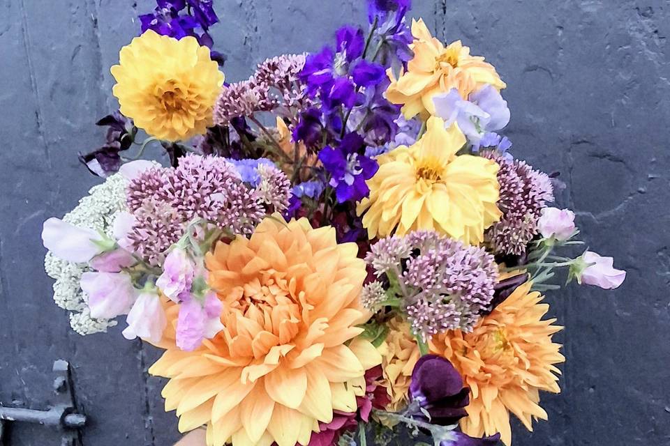 Bouquet de Mariée coloré