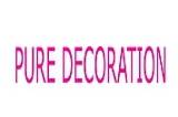 Pure decoration Logo